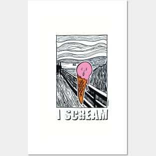 I scream Posters and Art